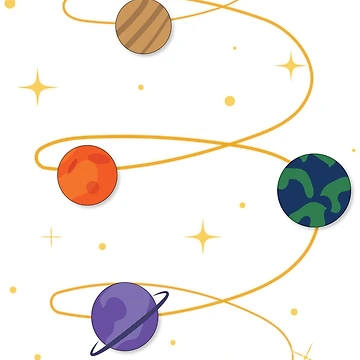Artwork thumbnail, space planets by RimaBubble