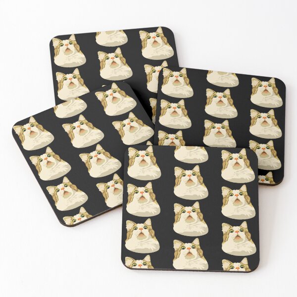 Item preview, Surprised Cat Meme, Cursed Cat Images designed and sold by printify.