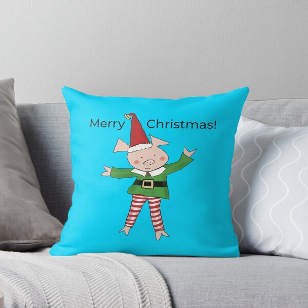 Item preview, Christmas Elf, Elf costume wearing cute pig. Merry Christmas! designed and sold by PiggingJapan.