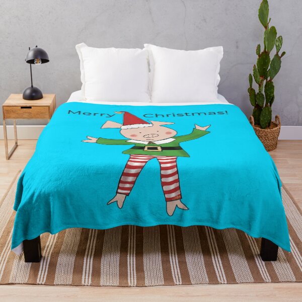 Item preview, Christmas Elf, Elf costume wearing cute pig. Merry Christmas! designed and sold by PiggingJapan.