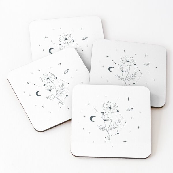 Item preview, October Cosmos Birth Flower Constellation designed and sold by OmniRoseArt.
