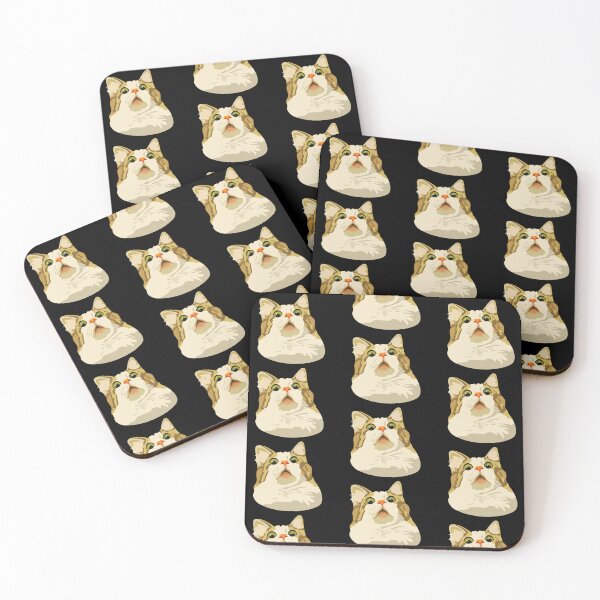 Item preview, Surprised Cat Meme, Cursed Cat Images designed and sold by printify.
