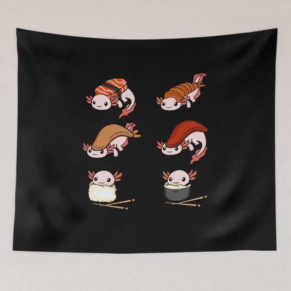 Item preview, Axolotl Gift Women Maki Lover Japanese Sushi designed and sold by DSWShirts.