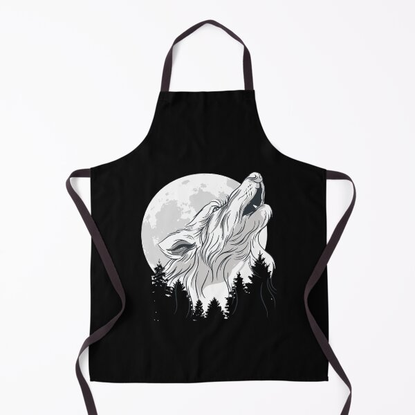 Item preview, Howling Wolf Under The Moon designed and sold by patternprint1.