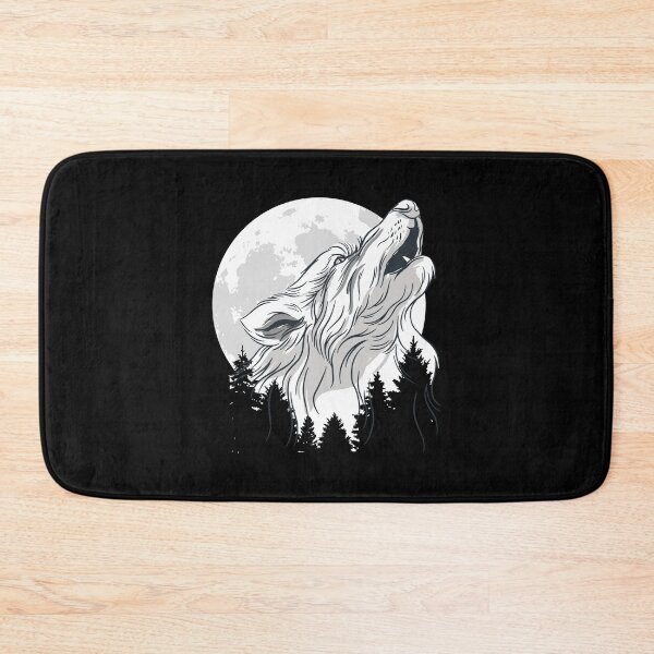 Item preview, Howling Wolf Under The Moon designed and sold by patternprint1.