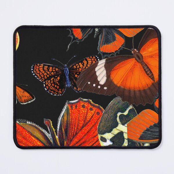 Item preview, Swarm of Orange Butterflies Repetitive Seamless Pattern designed and sold by marie-inks.