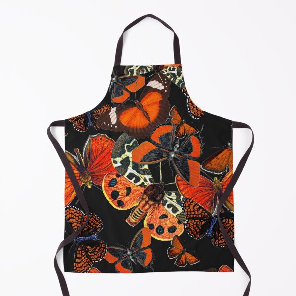 Item preview, Swarm of Orange Butterflies Repetitive Seamless Pattern designed and sold by marie-inks.