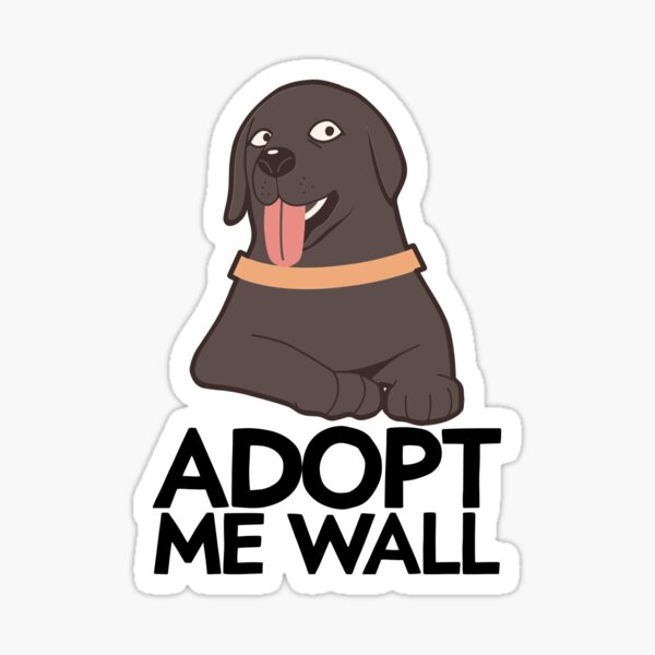 Adopt Me Dog with Bone Sticker - Sticker Mania