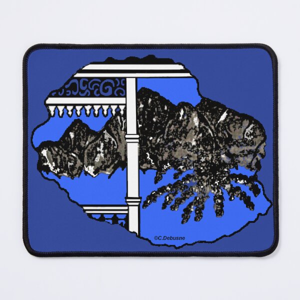 Item preview, The meeting. Varangue in blue designed and sold by Catherine Debusne.
