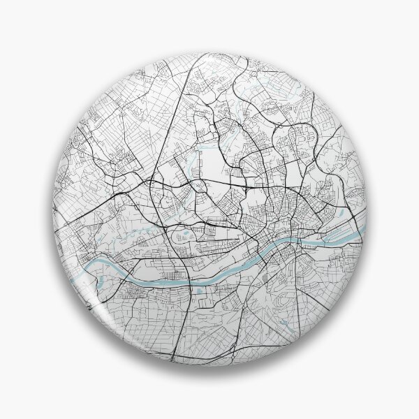 Item preview, Frankfurt City Map of Germany - Circle designed and sold by deMAP.
