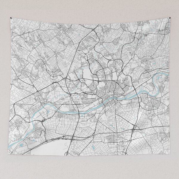 Item preview, Frankfurt City Map of Germany - Circle designed and sold by deMAP.