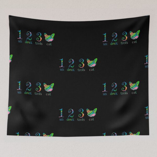 Item preview, Un Deux Trois Cat Tie Dye designed and sold by PetSafari.