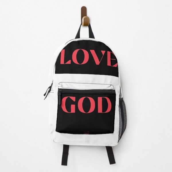Item preview, God is Love in black and red designed and sold by BL4HG.