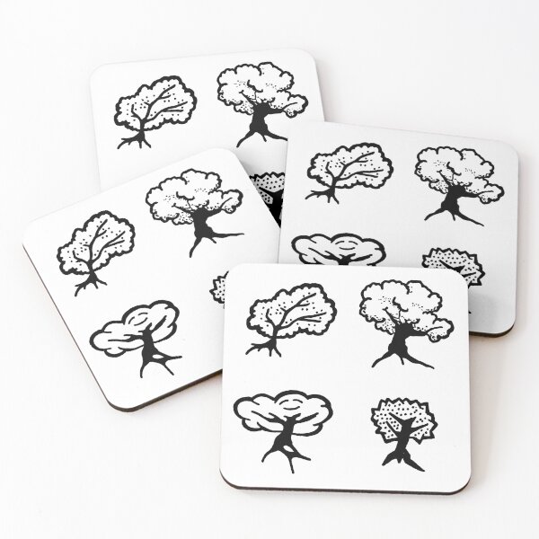Item preview, Trees Doodle Collection designed and sold by vandervisuals.