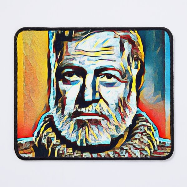 Item preview, Ernest Hemingway Artwork | Ernest Hemingway Portrait | Ernest Hemingway Wall Art  designed and sold by Suyogsonar25.