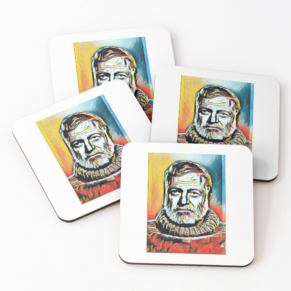 Item preview, Ernest Hemingway Artwork | Ernest Hemingway Portrait | Ernest Hemingway Wall Art  designed and sold by Suyogsonar25.