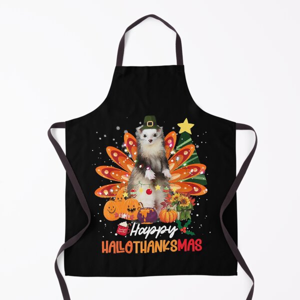 Item preview, Halloween Thanksgiving Christmas Happy HalloThanksMas Ferret designed and sold by IsraelCastro.