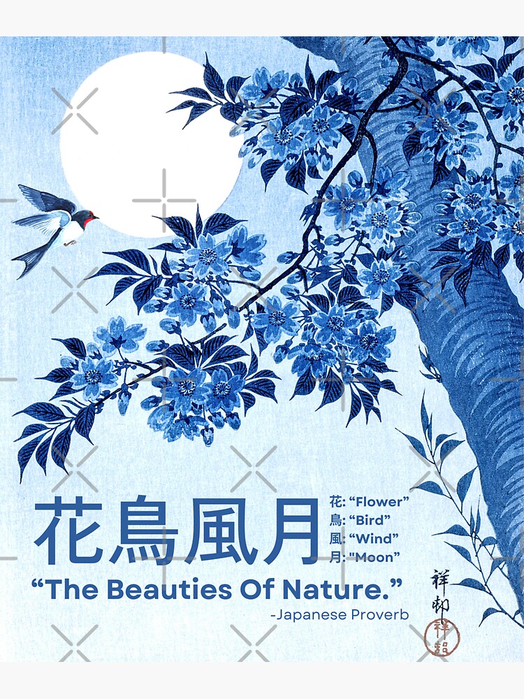 花鳥風月 (kachou fuugetsu) English Translation: “The beauties of