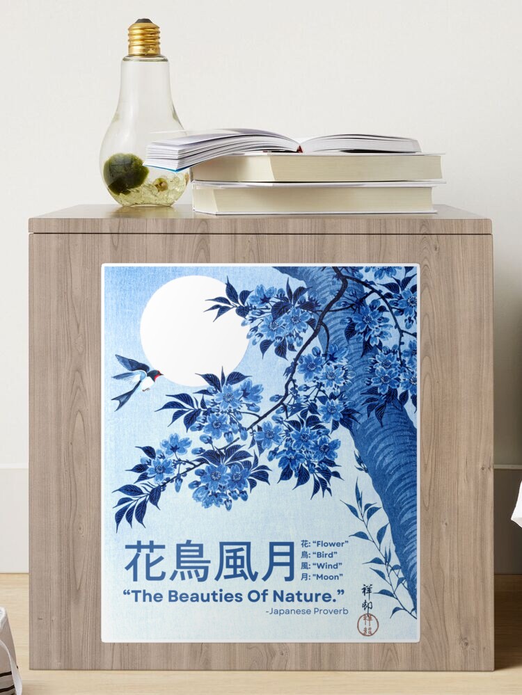 ☘美しい淡いブルー☘ 花鳥風月 桃の花 掛け軸 一期一会 富 繁栄 絵 日本美術 sss,extra_large,product,