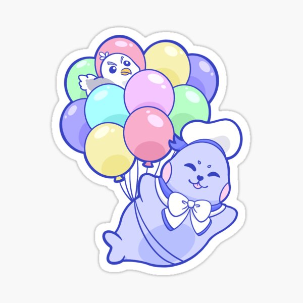 Floating Seal Sticker