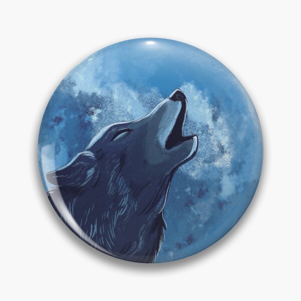 Item preview, Howling Wolf Under The Moon designed and sold by patternprint1.
