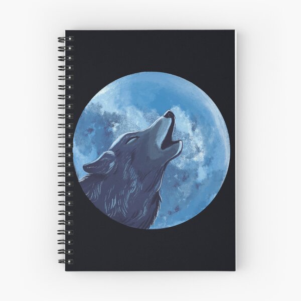 Item preview, Howling Wolf Under The Moon designed and sold by patternprint1.
