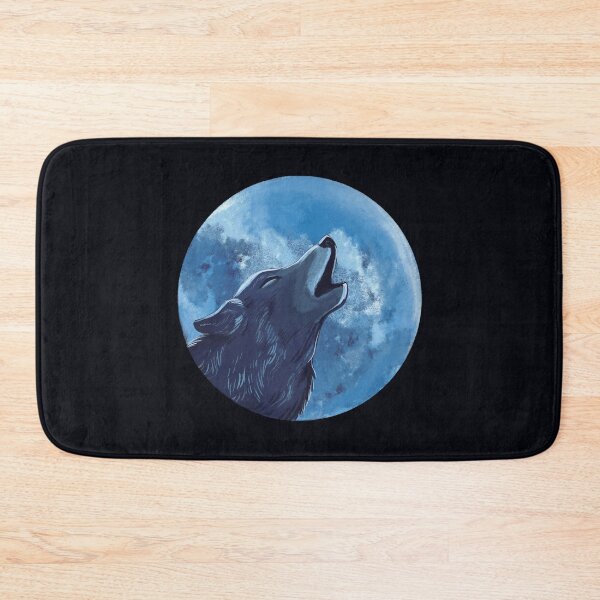 Item preview, Howling Wolf Under The Moon designed and sold by patternprint1.