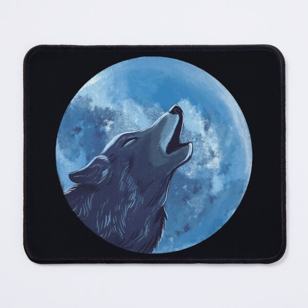 Item preview, Howling Wolf Under The Moon designed and sold by patternprint1.