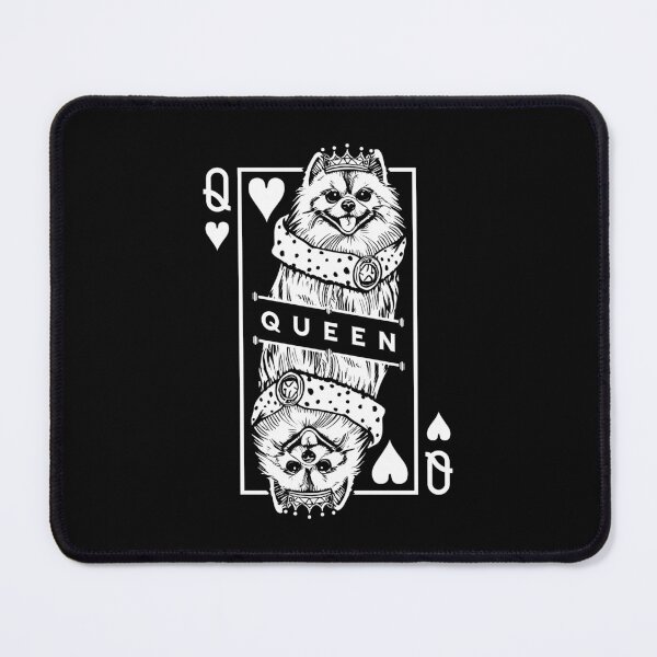 Item preview, Pomeranian Queen Of Hearts Funny Dog Playing Card Pop Art designed and sold by GrandeDuc.