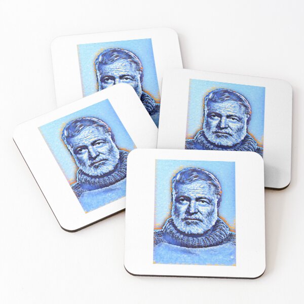 Item preview, Ernest Hemingway Artwork | Ernest Hemingway Portrait | Ernest Hemingway Wall Art  designed and sold by Suyogsonar25.