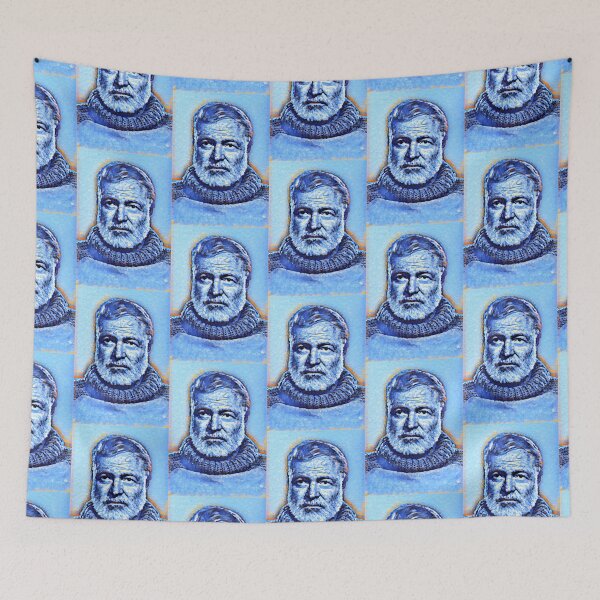 Item preview, Ernest Hemingway Artwork | Ernest Hemingway Portrait | Ernest Hemingway Wall Art  designed and sold by Suyogsonar25.