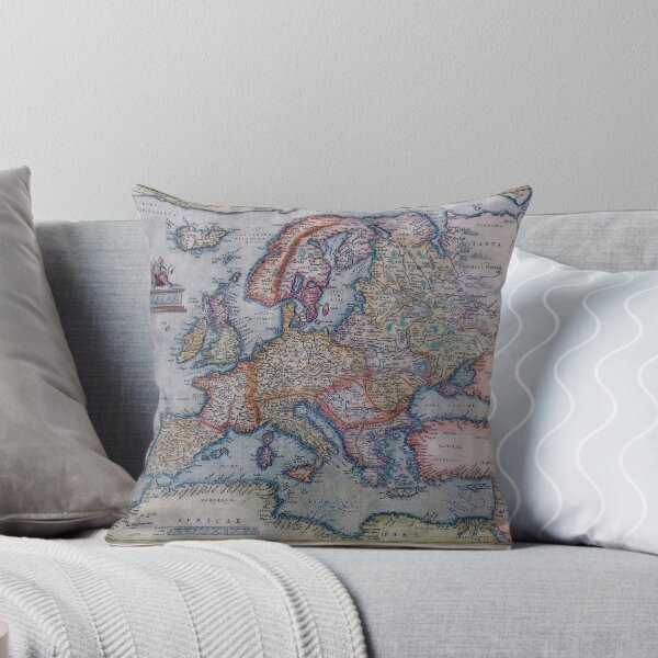Item preview, Antique Map of Europe designed and sold by 13Moons.