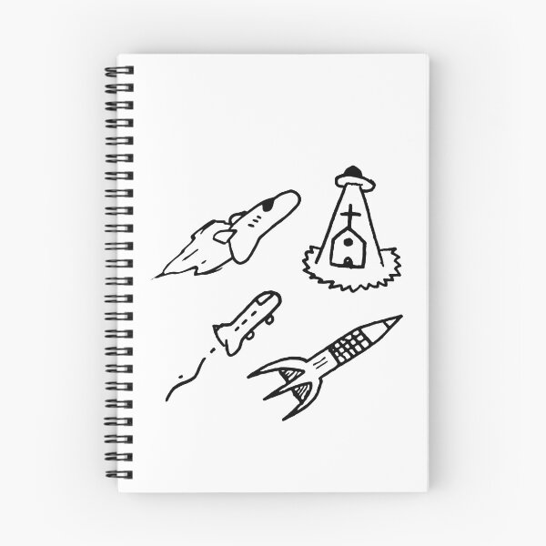 Item preview, Spaceship and Ufo Doodle Collection designed and sold by vandervisuals.