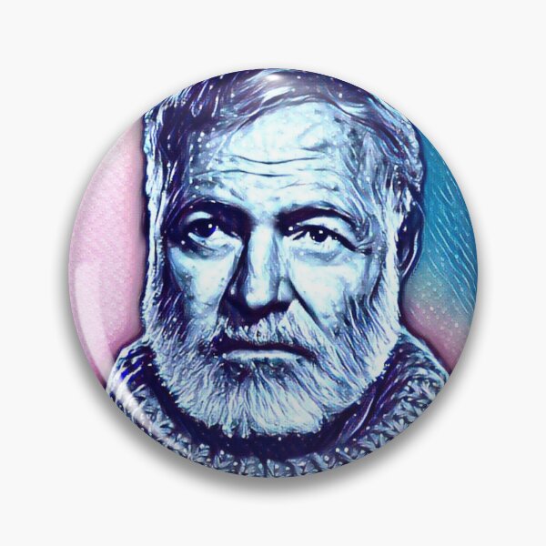 Item preview, Ernest Hemingway Artwork | Ernest Hemingway Portrait | Ernest Hemingway Wall Art  designed and sold by Suyogsonar25.