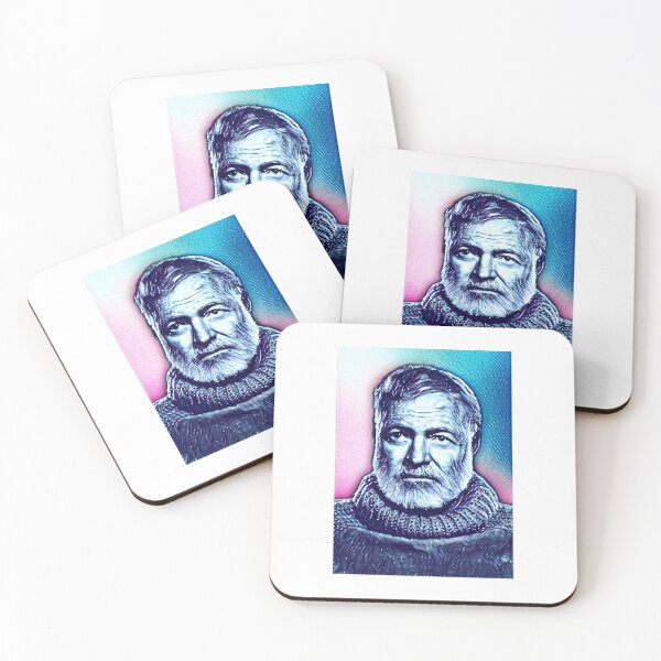 Item preview, Ernest Hemingway Artwork | Ernest Hemingway Portrait | Ernest Hemingway Wall Art  designed and sold by Suyogsonar25.