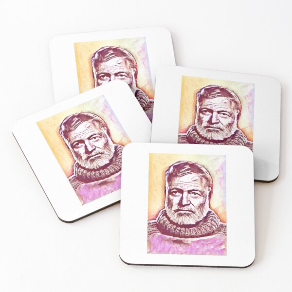 Item preview, Ernest Hemingway Artwork | Ernest Hemingway Portrait | Ernest Hemingway Wall Art  designed and sold by Suyogsonar25.