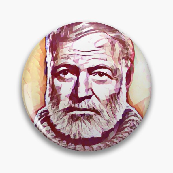 Item preview, Ernest Hemingway Artwork | Ernest Hemingway Portrait | Ernest Hemingway Wall Art  designed and sold by Suyogsonar25.