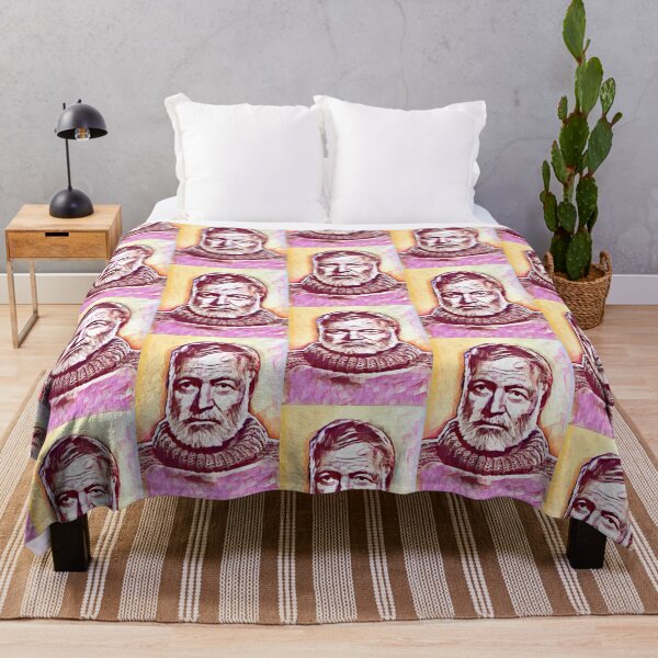 Item preview, Ernest Hemingway Artwork | Ernest Hemingway Portrait | Ernest Hemingway Wall Art  designed and sold by Suyogsonar25.