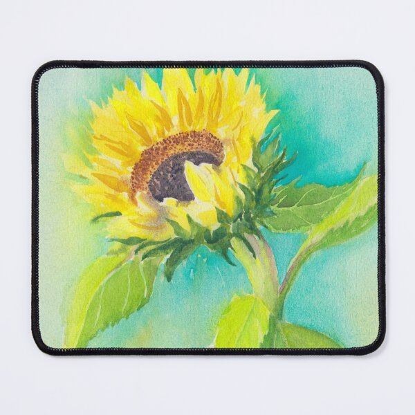 Item preview, Loose Watercolour Sunflower designed and sold by Zoya Makarova.