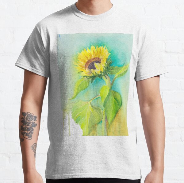 Item preview, Loose Watercolour Sunflower designed and sold by Zoya Makarova.