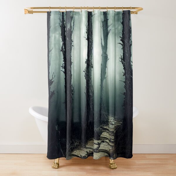 Vista previa del artículo con la obra «Camino embrujado a través del bosque maldito», diseñado y vendido por Definitelycole.