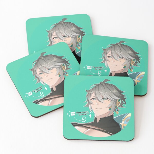 Item preview, Al Haitham Precious chest (sticker, pin, coaster, etc.) designed and sold by kiyoomiya.