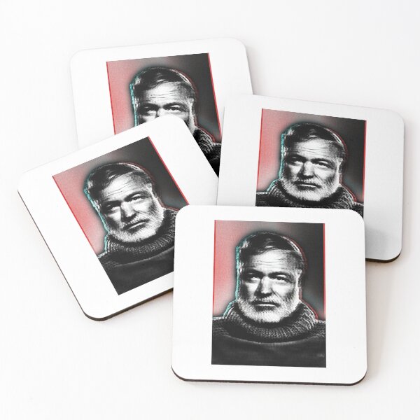 Item preview, Ernest Hemingway Artwork | Ernest Hemingway Portrait | Ernest Hemingway Wall Art  designed and sold by Suyogsonar25.