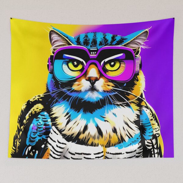 Item preview, Cyberpets CatOwl hybrid , a cat and an owl , cyberpunk Edgerunners inspired , anime, designed and sold by AISHOPPE.