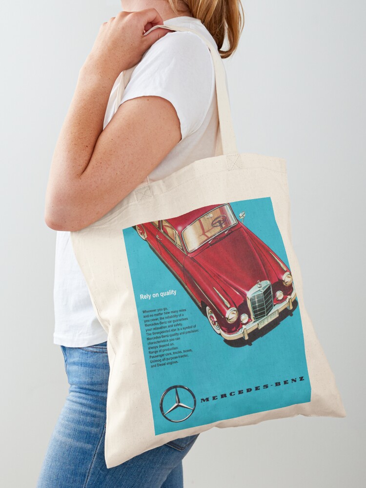 Mercedes Benz Blue Tote Bag