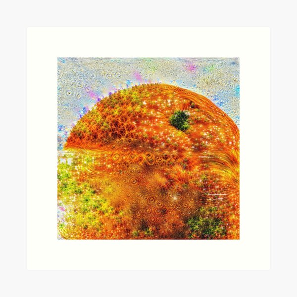 Item preview, #DeepDreamed Frozen Orange designed and sold by blackhalt.