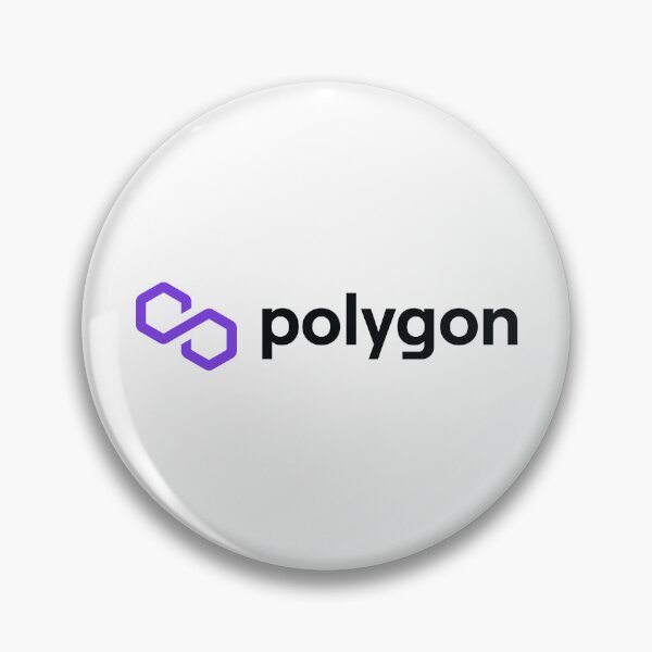 Item preview, Polygon MATIC Crypto Altcoin - Clean Horizontal Purple Logo with Black Text Logo designed and sold by CryptoMoods.