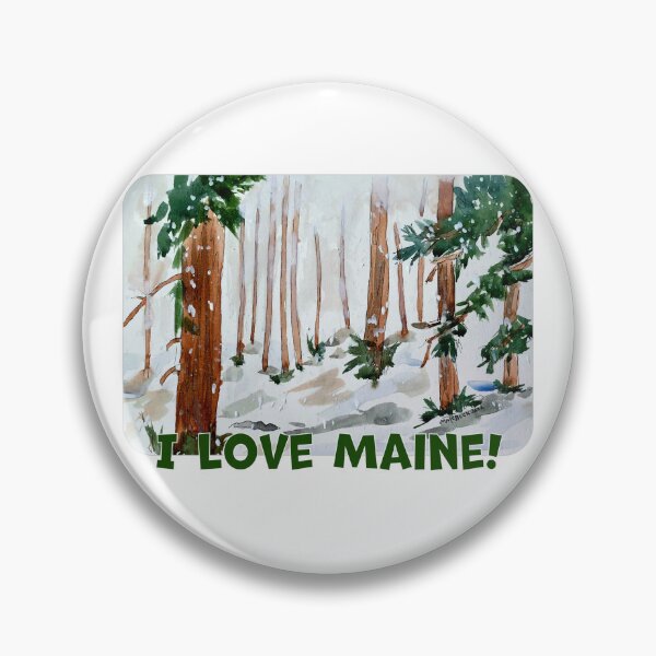 Artikelvorschau, Ich liebe Maine! entworfen und verkauft von MMc Buck.