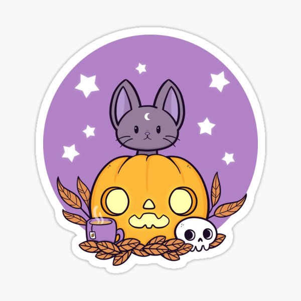 Pumpkin Cats Son | Nikury Sticker