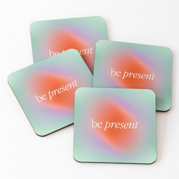 Item preview, Be Present, Aesthetic Mindfulness Color Therapy Design designed and sold by tartagain.